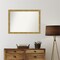 Angled Gold Non-Beveled Custom Framed Bathroom Vanity Wall Mirror